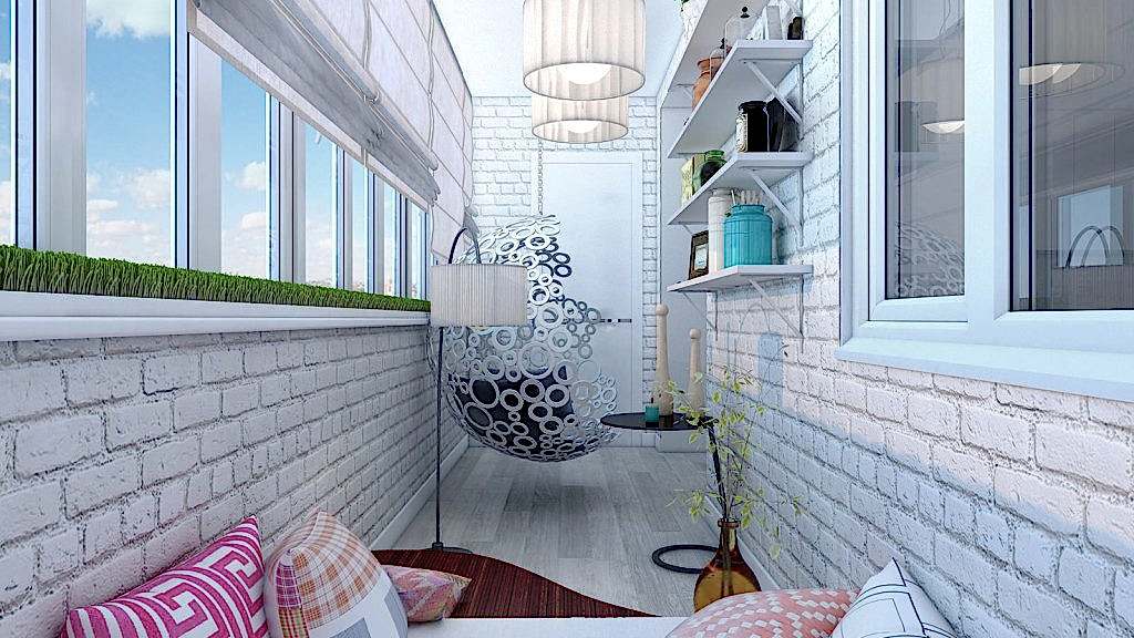 Conception de petit balcon