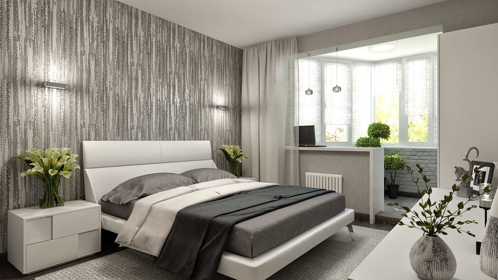 Concevoir une chambre avec une loggia