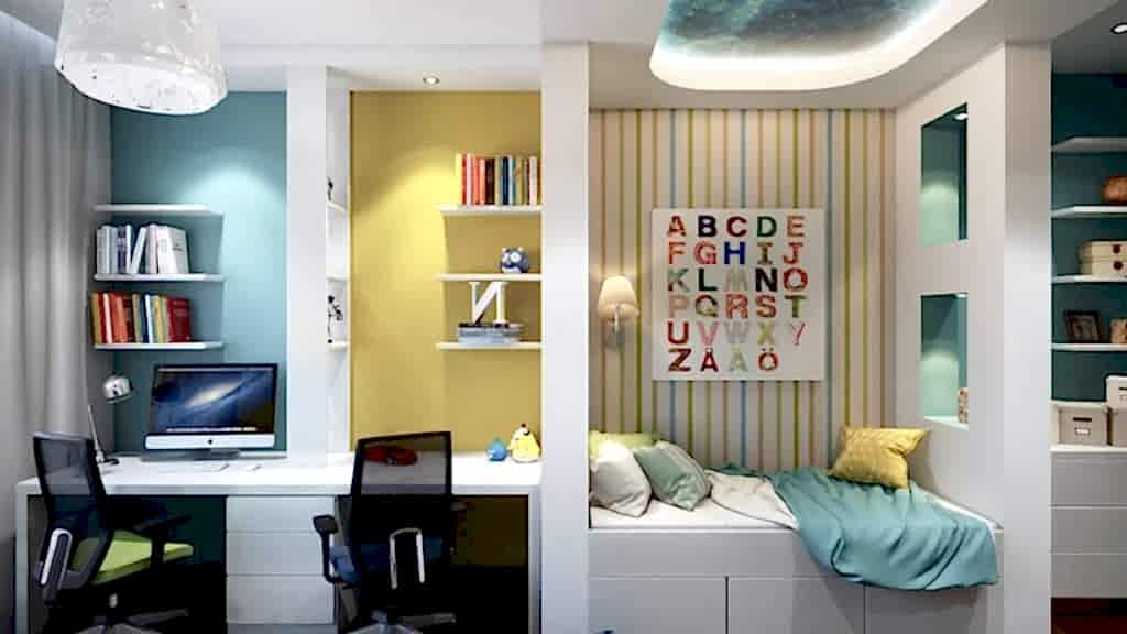 Design moderne d'une chambre d'enfant
