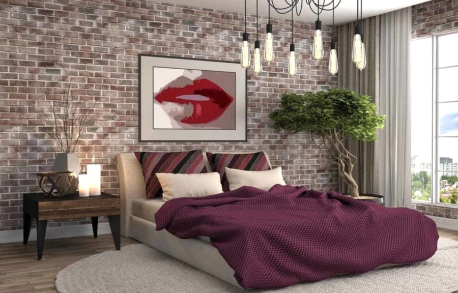 Conception de chambre de style loft