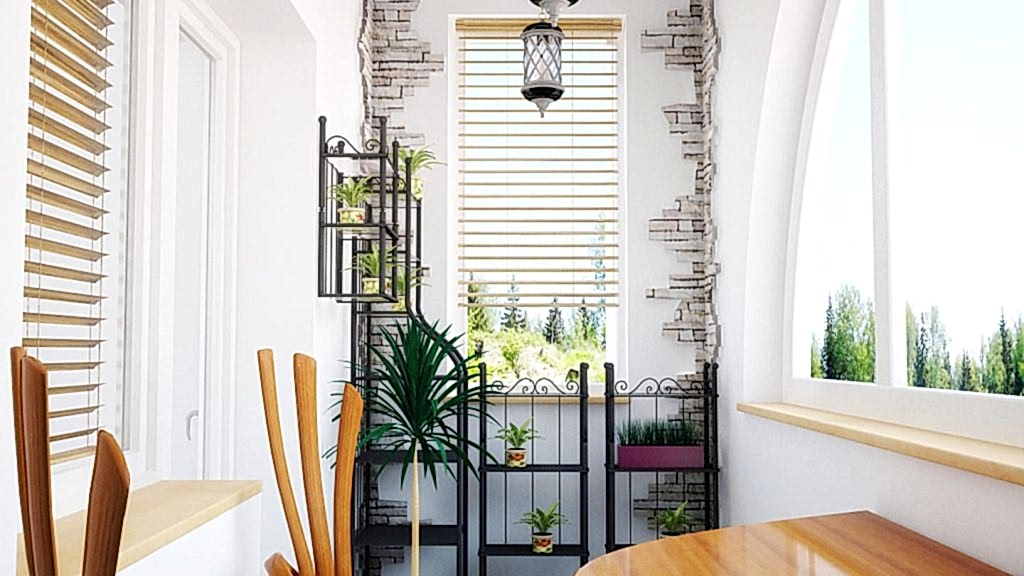 Décoration de balcon