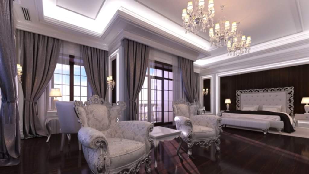 Style glamour à l'intérieur