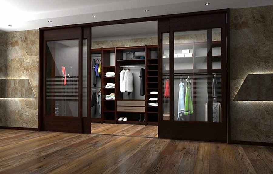 Portes d'armoire coulissantes