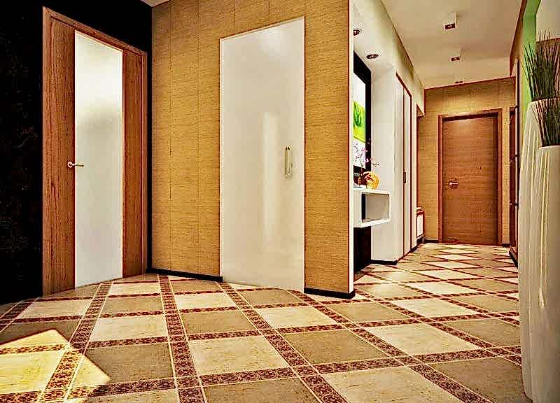 Carrelage dans le couloir