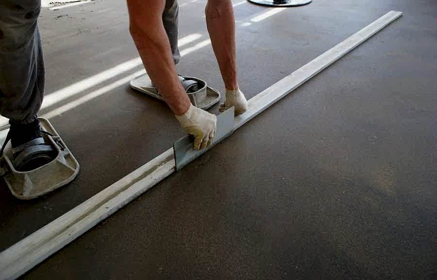 Chape de sol bricolage