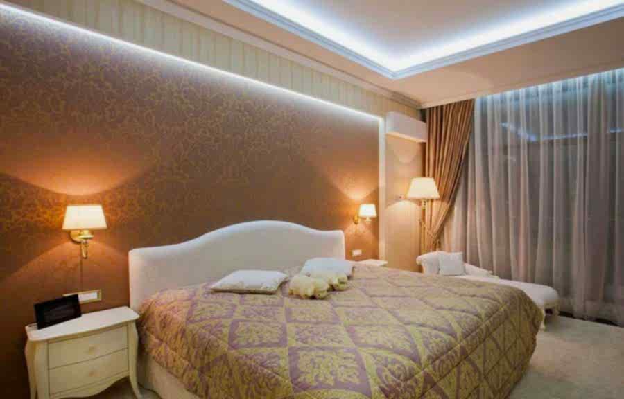 Plafond tendu dans la chambre