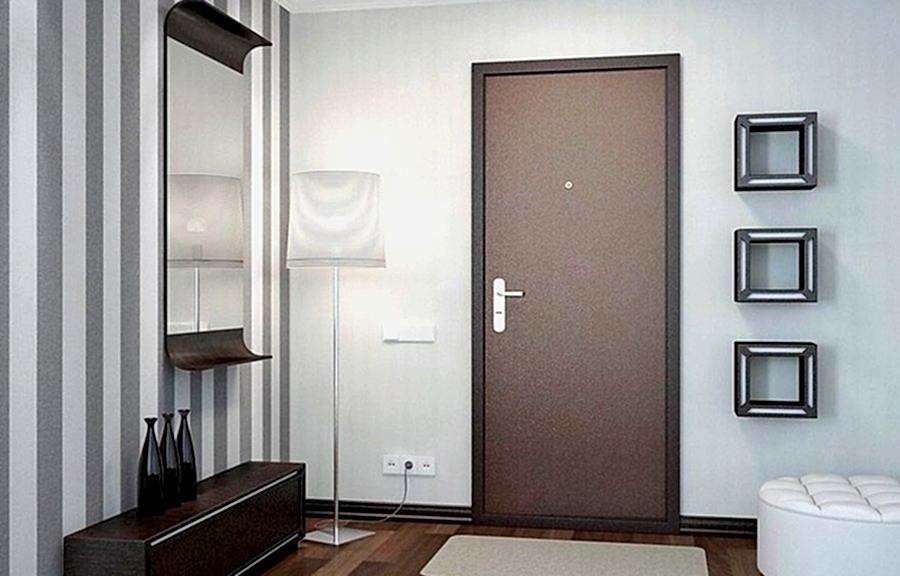 Installation de porte en fer