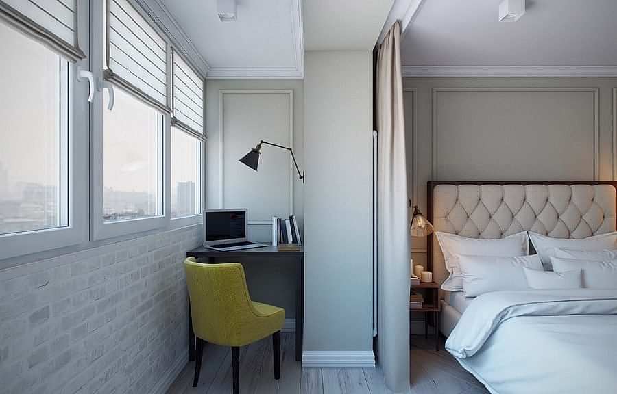 Combiner un balcon avec une chambre