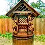 Écureuils sur des supports