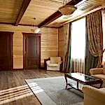 Canapé d'angle dans le salon