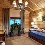 Imitation d'un bar à l'intérieur de la pièce