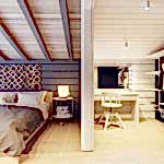 Cloison entre chambre et dressing