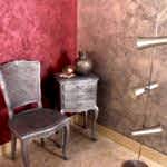 Enduit décoratif à l'intérieur