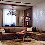 Salon combiné avec salle à manger