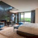 Cheminée bio dans la chambre