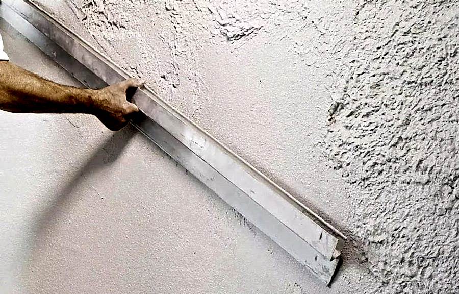 Plâtrage mural bricolage