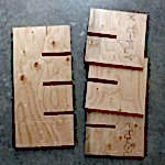 Blancs pour étagères