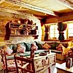 Rideaux verts sur la fenêtre