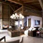 Cloison avec foyer au salon