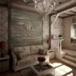 Lampes sur les chevets sur les côtés du canapé